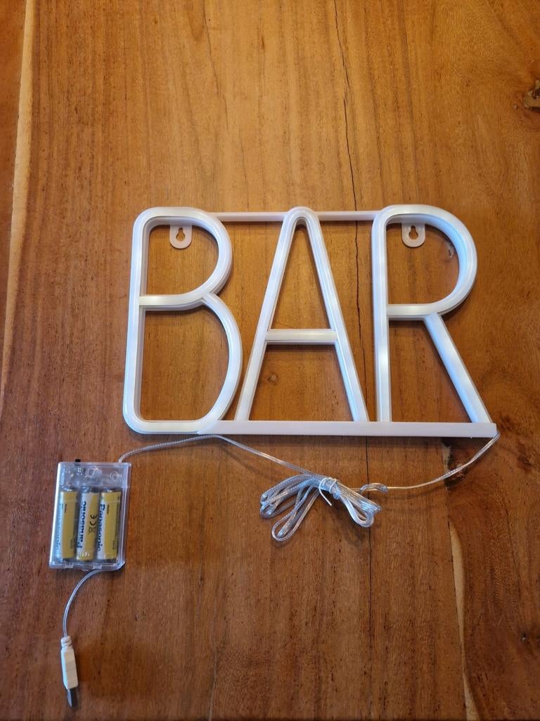 BAR LED Neon Verlichting - Sfeervolle Decoratie, Ophalen of Verzenden, Zo goed als nieuw, Led
