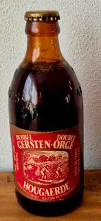 ZEER oude volle fles bier HOUGAERDE dubbel ARTOIS, Ophalen of Verzenden, Zo goed als nieuw, Flesje(s), Overige merken