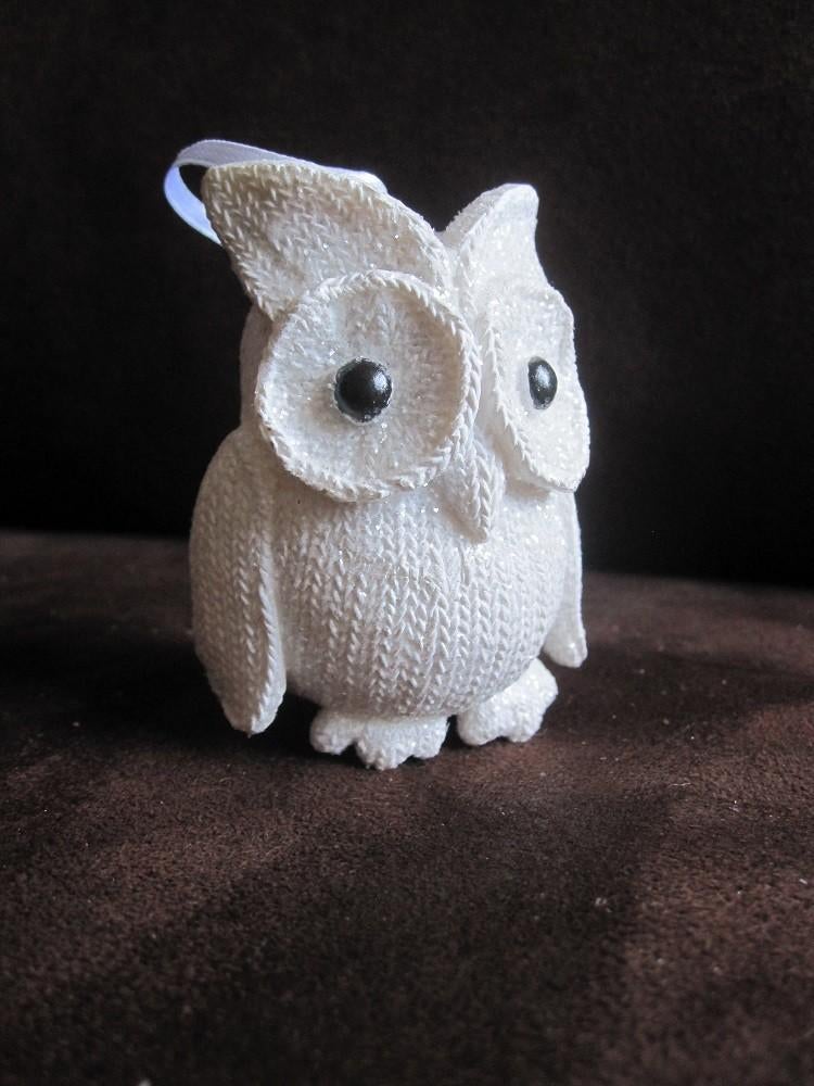 Uil beeldje in breilook, Verzamelen, Beelden en Beeldjes, Ophalen, Nieuw, Dier