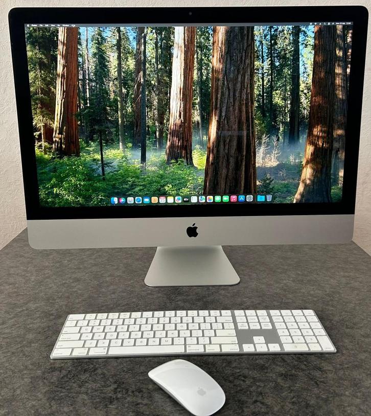 Imac retina 5K 2019 incl. magic mouse en keyboard, Computers en Software, Apple Desktops, Zo goed als nieuw, iMac, SSD, 3 tot 4 Ghz