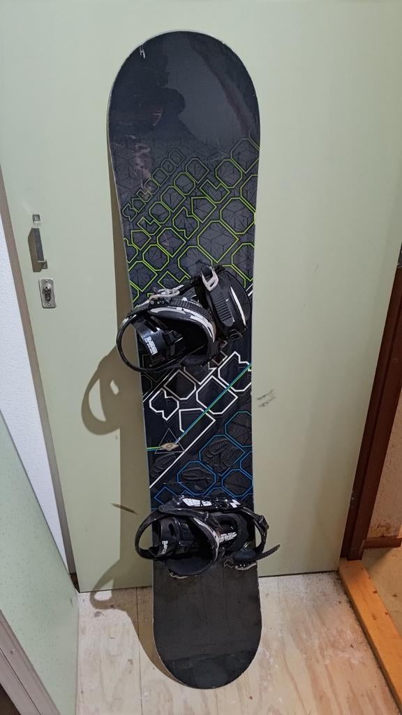 Snowboard met bindingen, Ophalen, Gebruikt, Board
