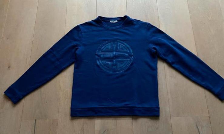 Versace trui L nieuwstaat, Ophalen of Verzenden, Zo goed als nieuw, Maat 52/54 (L), Blauw