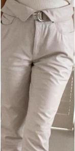 DANTE6 hele gave echte leren broek off white beige mt2, Kleding | Dames, Broeken en Pantalons, DANTE6, Beige, Ophalen of Verzenden