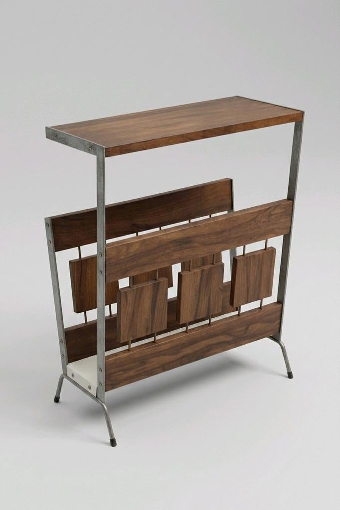 Mid-Century Magazine Rack, Bijzettafel, BROVORM Haarlem, Ophalen