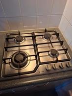 4-pits inbouw RVS gaskookplaat M-systeem, Ophalen, Gebruikt, Minder dan 85 cm, 4 kookzones