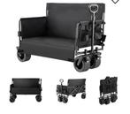 Opvouwbare bolderkar / strandwagen met zitfunctie, Ophalen of Verzenden, Zo goed als nieuw, Handmatig