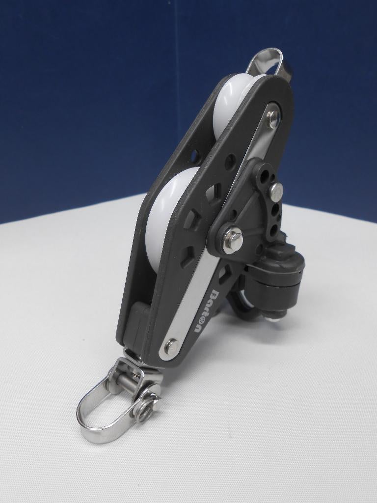 Schootblok, Vioolblok + klem, hondsvot, draaiwartel, 8 mm, Watersport en Boten, Accessoires en Onderhoud, Ophalen of Verzenden