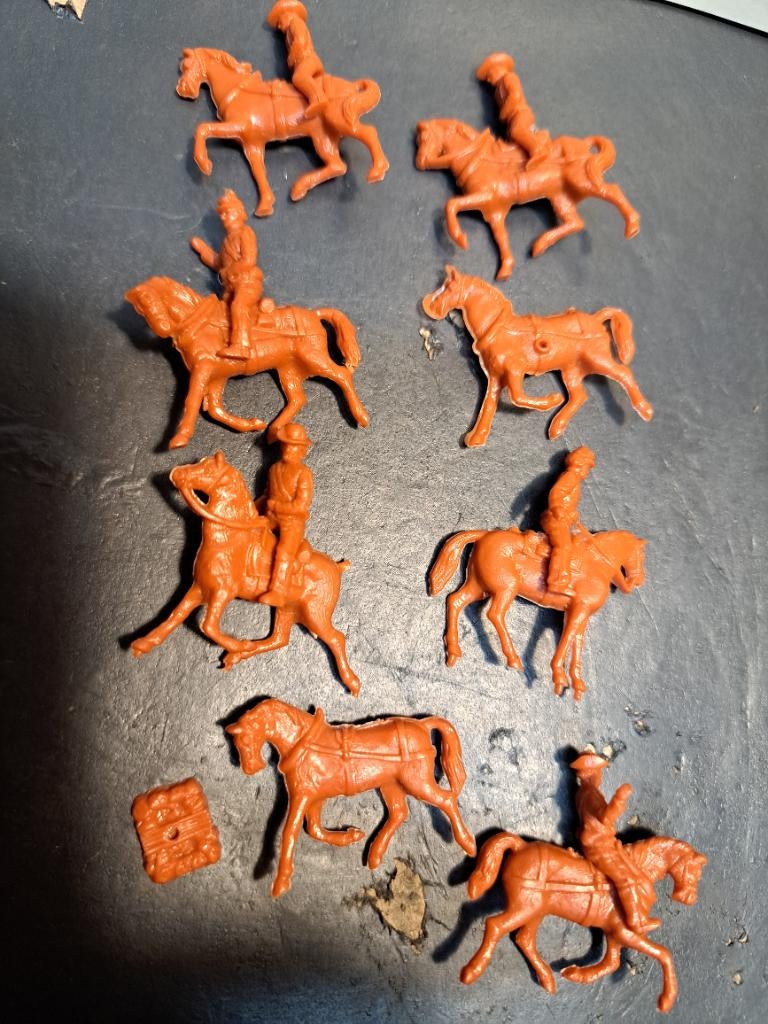 Airfix paarden +cowboys, Ophalen of Verzenden, 1:50 of kleiner, Figuur of Figuren