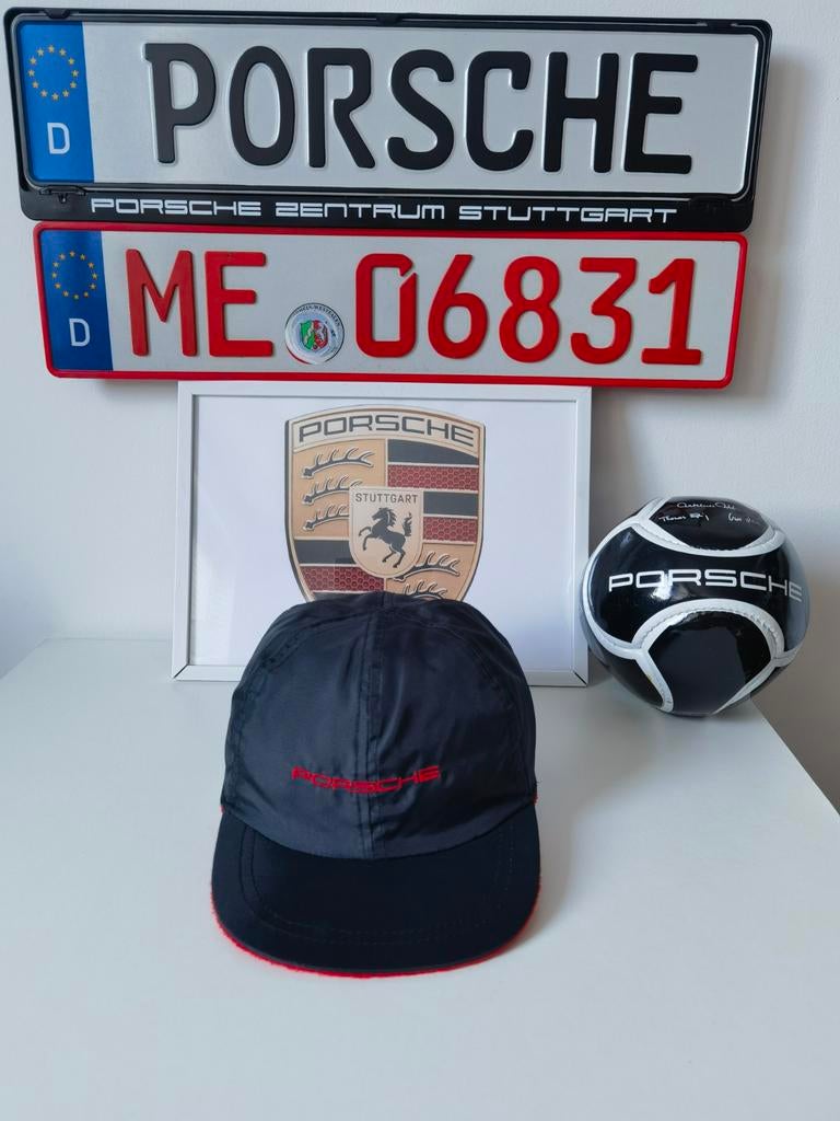 Origineel vintage omkeerbaar porsche pet ️, Kleding | Heren, Hoeden en Petten, Porsche, One size fits all, Ophalen of Verzenden