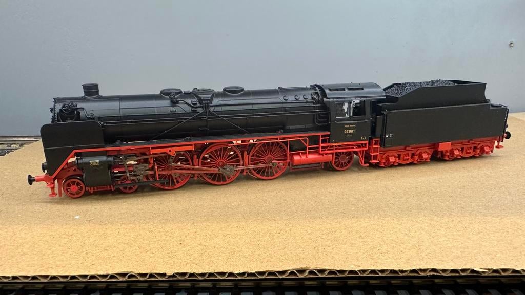 Brawa 40920. Br 02 001 DRG. Gelijkstroom zwart HO, Overige merken, Ophalen of Verzenden, Zo goed als nieuw, Gelijkstroom