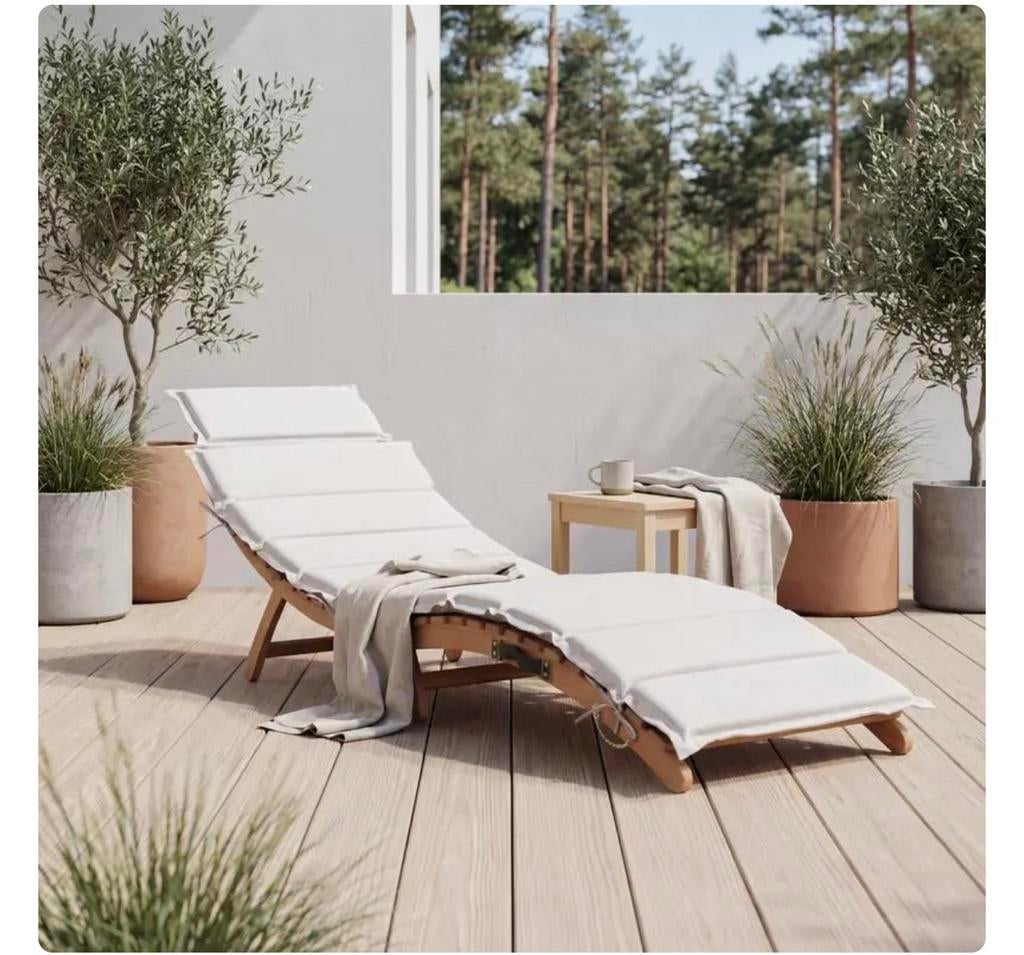 Opvouwbaar ligbed met kussen nieuw!, Tuin en Terras, Ligbedden, Zo goed als nieuw, Aluminium, Ophalen