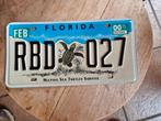 Florida Originele license plate . Helping Sea Turtles, Ophalen of Verzenden, Gebruikt, Auto's