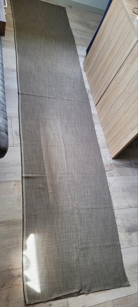 2x stuk gordijn stof, 200 cm of meer, Grijs, Nieuw, 50 tot 100 cm