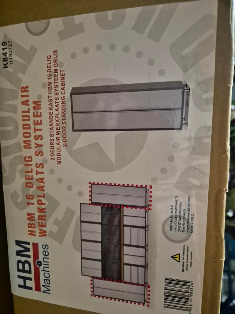 2 nieuwe hbm hoge kasten, Ophalen, Nieuw
