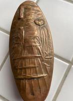 Kledingborstel met koperen handvat, Ophalen of Verzenden