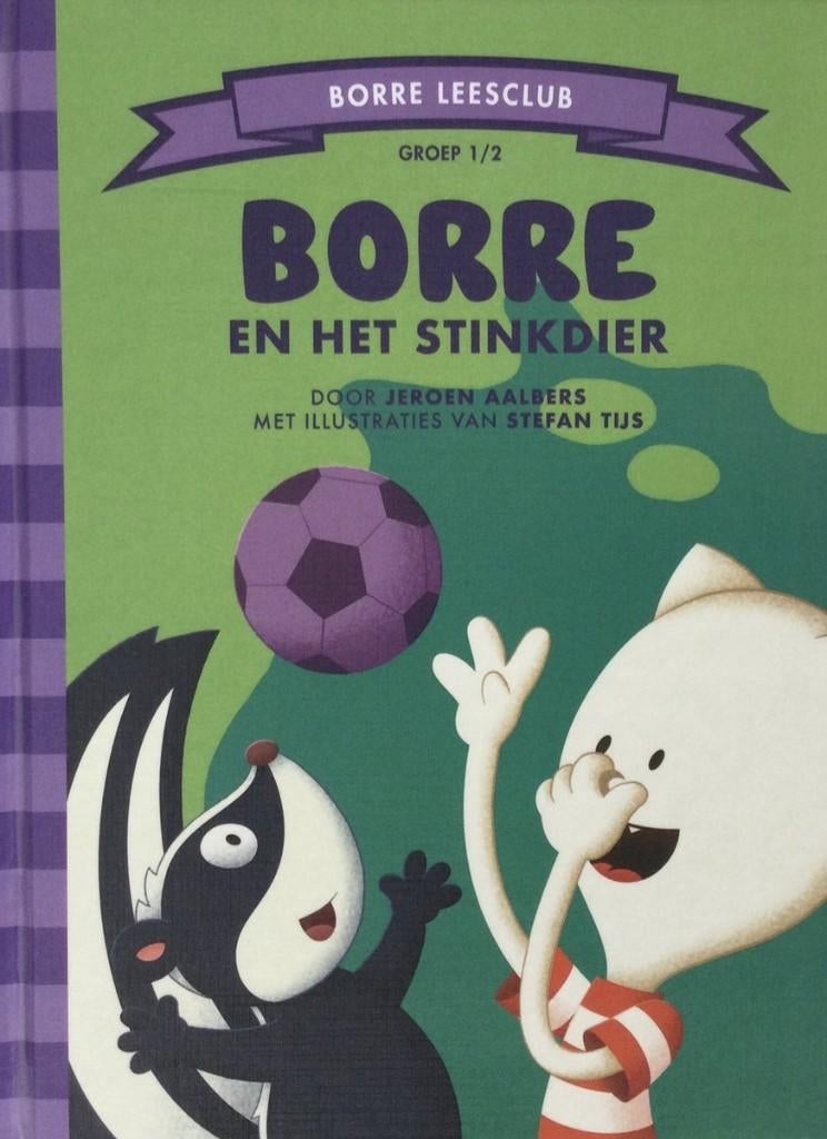 6 gestreepte boekjes groep 1/2 o.a. Borre en het stinkdier, Boeken, Fictie algemeen, Jongen of Meisje, Ophalen of Verzenden, Zo goed als nieuw