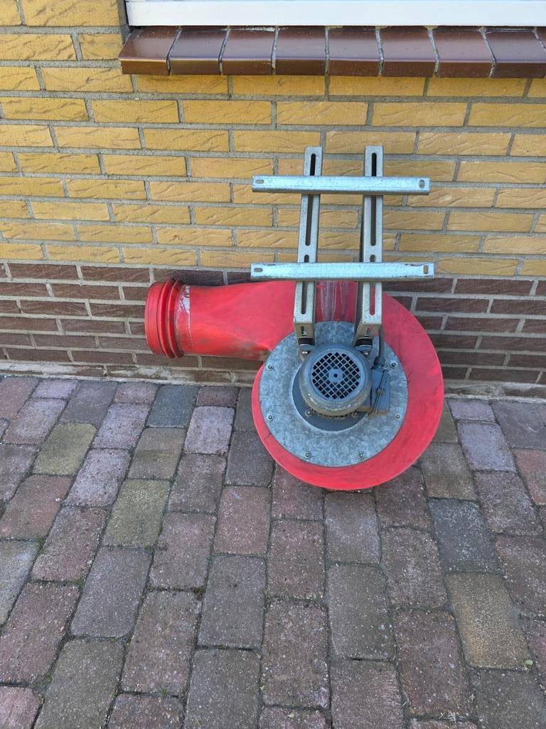 Slakken huis afzuiging, Ophalen, Afzuiger