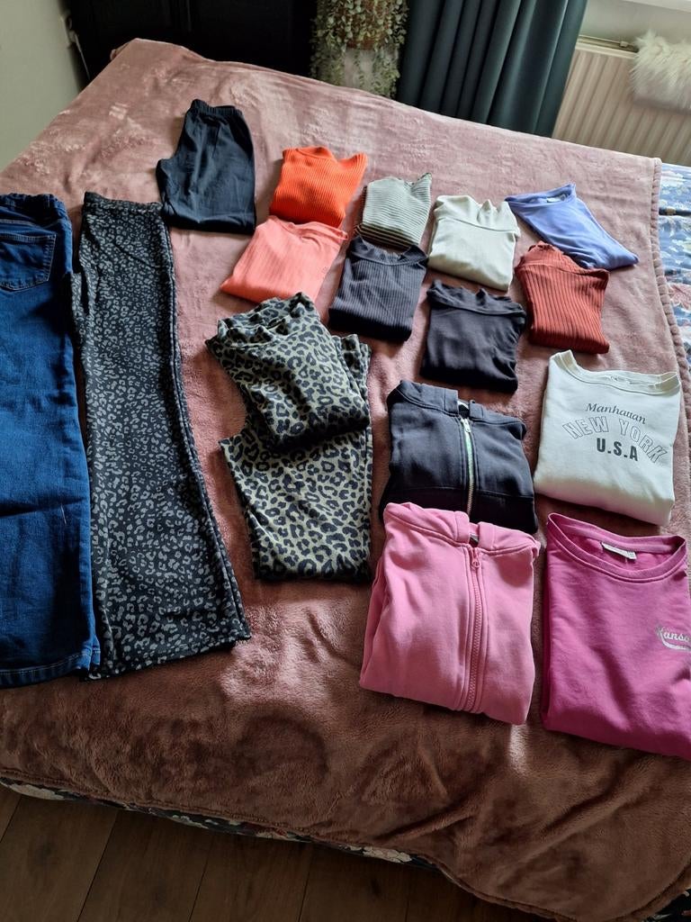 Meiden kledingpakket voor de winter!, Ophalen, Zo goed als nieuw, Maat 146