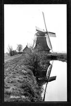 molen; Poldermolen Hoekstermolen te Hallum., Verzamelen, Verzenden, 1960 tot 1980, Ongelopen, Friesland
