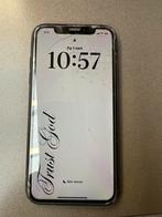 iPhone 11 met barst in scherm, Telecommunicatie, Mobiele telefoons | Apple iPhone, Zonder simlock, Zonder abonnement, 128 GB, Gebruikt
