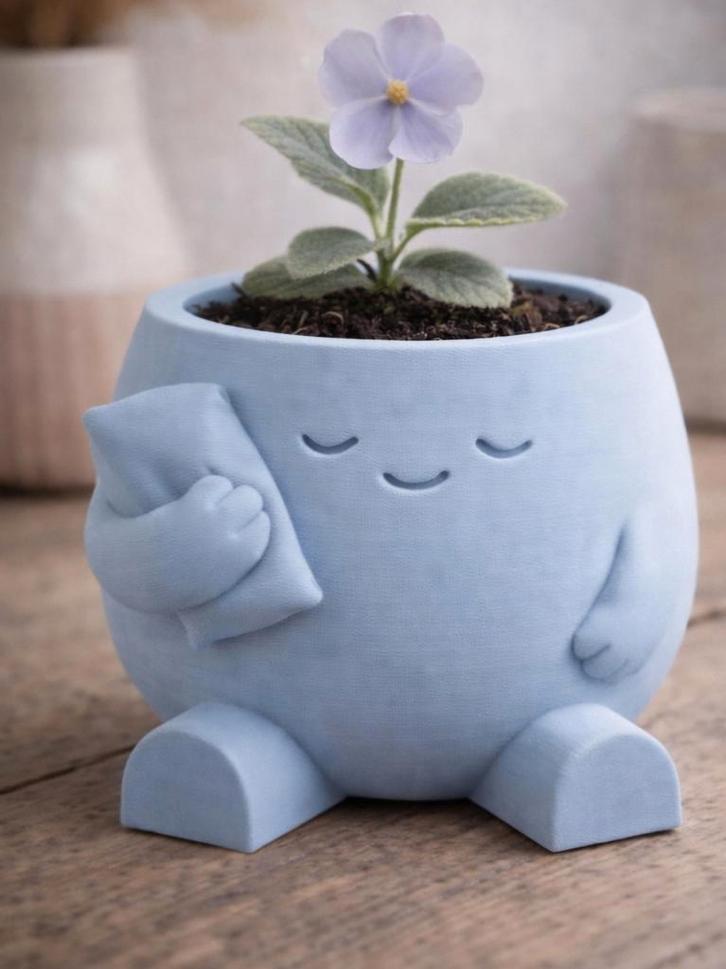 Cozy bloempot, Tuin en Terras, Bloempotten, Nieuw, Kunststof, Binnen, Minder dan 40 cm, Minder dan 25 cm, Rond, Verzenden