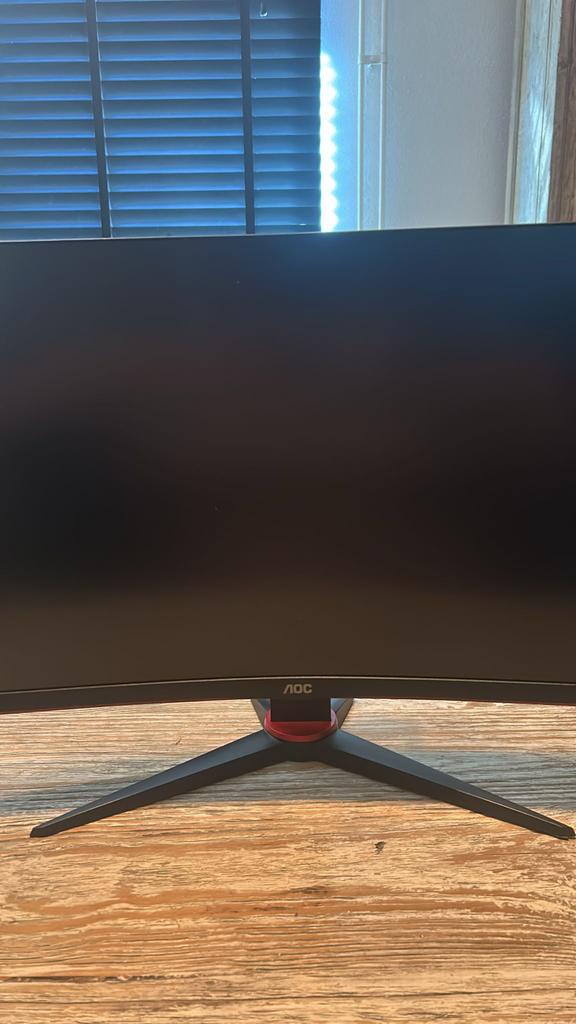 AOC monitor, Computers en Software, Monitoren, Zo goed als nieuw, 201 Hz of meer, Curved, Full HD, Ophalen of Verzenden