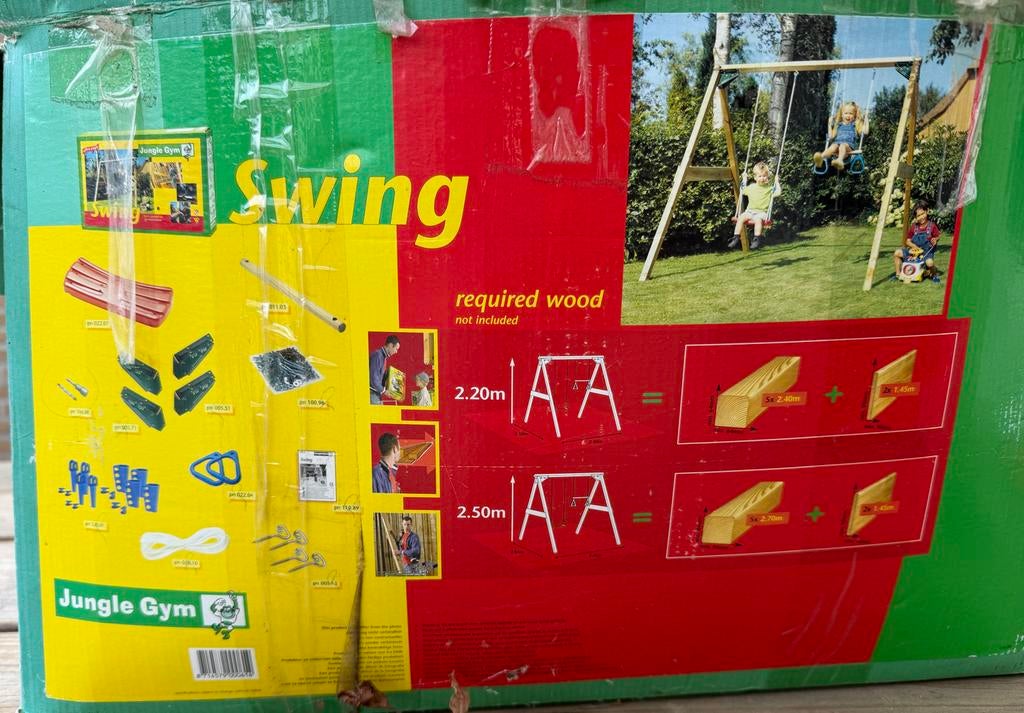Jungle Gym Schommel (nieuw in doos), Ophalen of Verzenden, Nieuw, Schommel