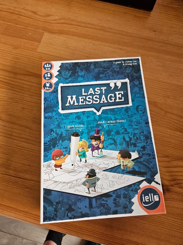 Last message bordspel, Vijf spelers of meer, Ophalen of Verzenden, Gebruikt, Iello