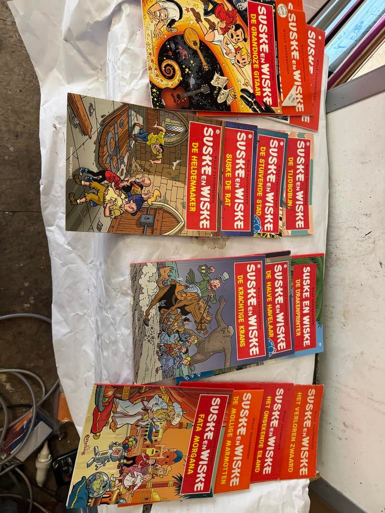 Grote collectie Suske en Wiske albums en speciale uitgaven, Meerdere stripboeken, Ophalen, Gelezen