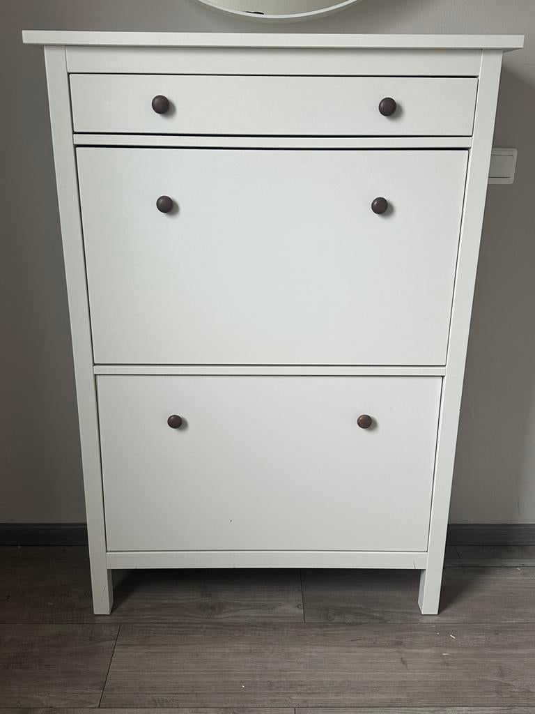 Schoenenkast IKEA HEMNES WIT, Ophalen, Gebruikt