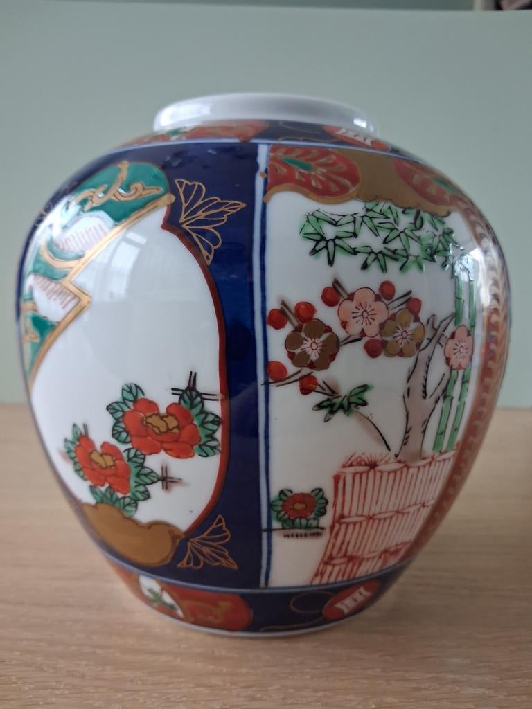 Prachtige handgeschilderde Japanse keramiek., Ophalen of Verzenden