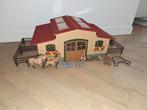 Schleich manege paardenstal 42195 compleet, Ophalen of Verzenden, Zo goed als nieuw