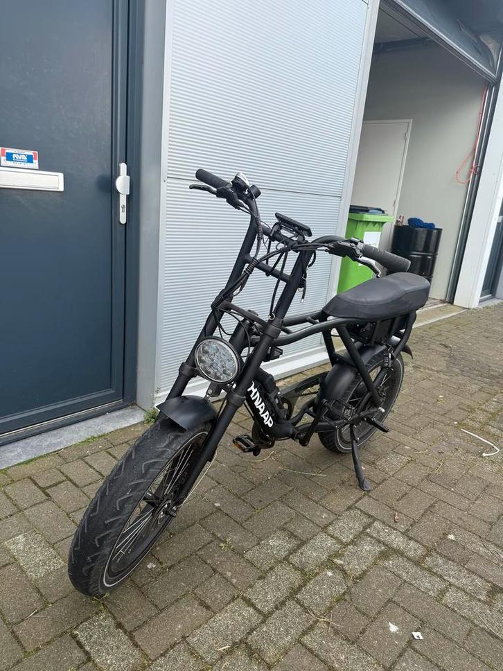 Zwarte elektrische KNAAP fiets, Fietsen en Brommers, Elektrische fietsen, Gebruikt, Overige merken, Ophalen
