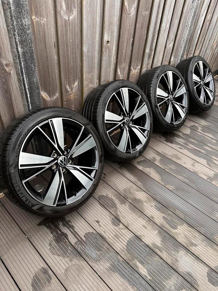 Originele volkswagen Golf 18 inch Bakersfield velgen., Auto-onderdelen, Banden en Velgen, Banden en Velgen, Zomerbanden, 18 inch