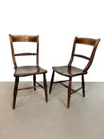 Antieke eiken Windsor stoelen UK , omstreeks 1850, Ophalen of Verzenden