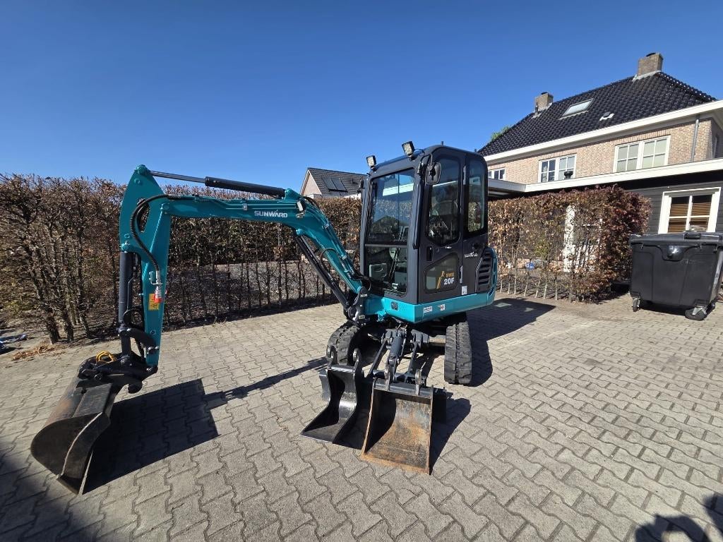 Sunward SWE20F 2023 650uur!! Als Nieuw! Mini graver, Ophalen, Graafmachine