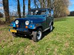 Jeep CJ5 bj 7/75 met hardtop MRB en APK vrij, Trekhaak, Zwart, 100 pk, Handgeschakeld