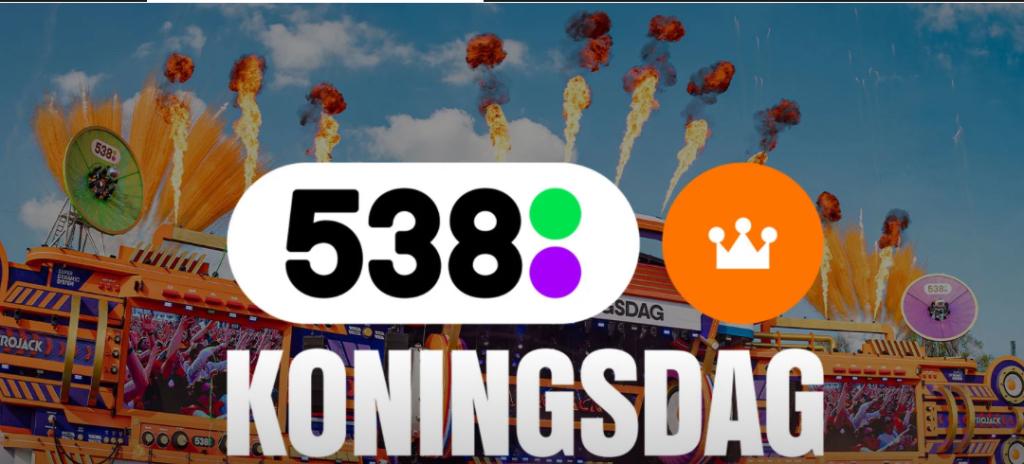 538 koningsdag 2 kaarten, Ophalen of Verzenden, Zo goed als nieuw, 1 bandje