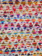 Handmade oriental vintage eclectic carpet India 160x235cm, Crème, 150 tot 200 cm, Onbekend, 200 cm of meer