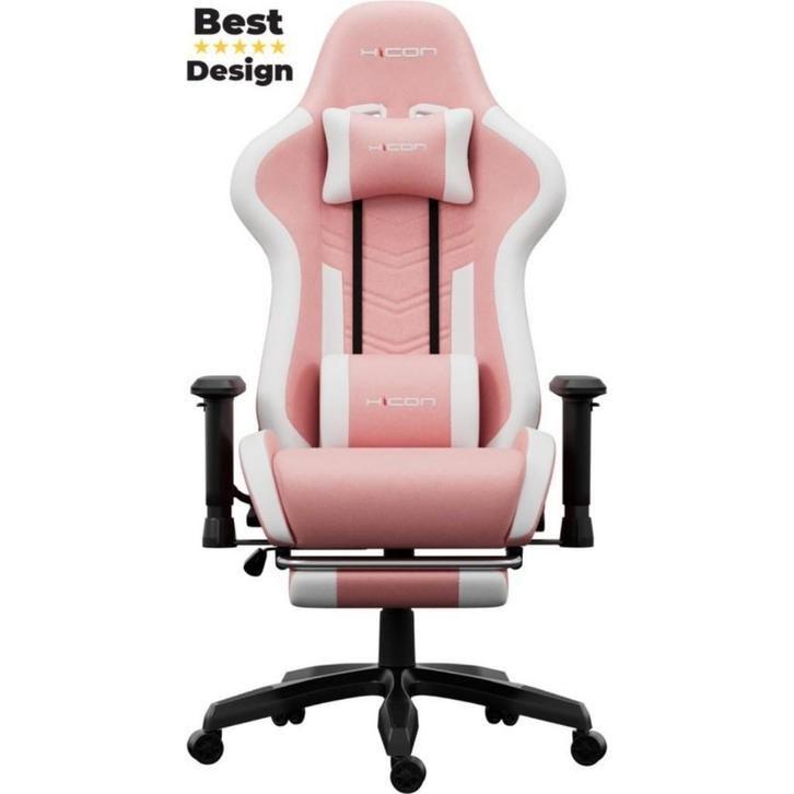Gamestoel-Bureaustoel-Ergonomisch-Pink, Huis en Inrichting, Bureaustoelen, Nieuw, Roze, Ergonomisch, Gaming bureaustoel, Ophalen