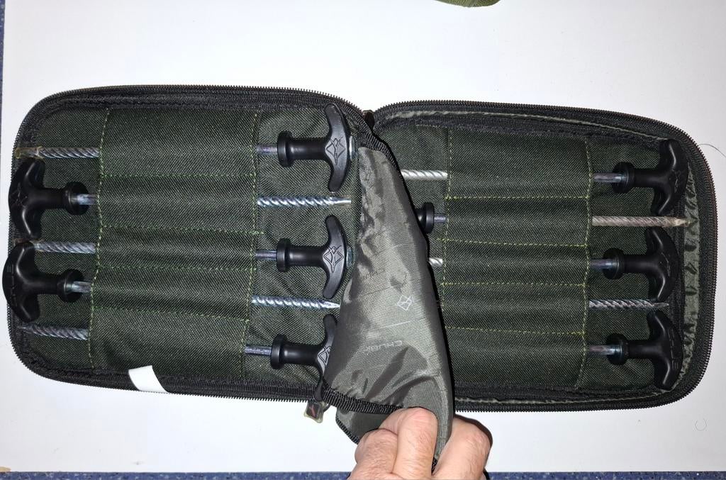 10x Chub bivvy pegs in opbergtasje nieuw, Ophalen of Verzenden, Nieuw, Overige typen