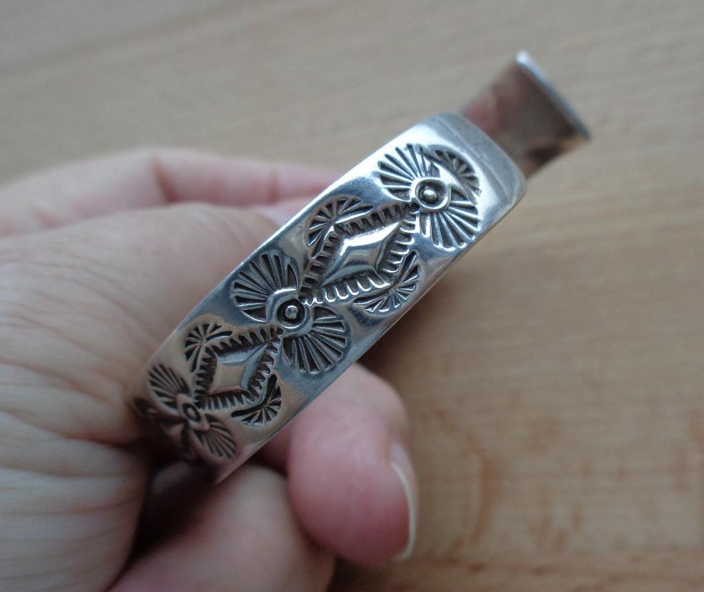 zilveren Navajo armband Frederick Chavez [288], Verzenden, Zo goed als nieuw, Met edelsteen, Zilver