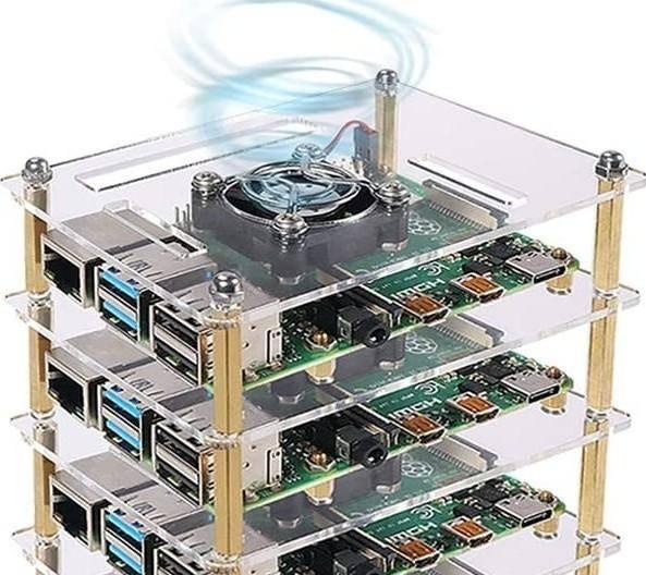Cluster Behuizing ( Raspberry PI Flat ), Verzenden, DDR4, Nieuw, PI Cluster Case