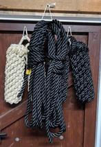 2 zwarte landvasten 16 mm dik 7 meter lang, Watersport en Boten, Ophalen of Verzenden, Nieuw, Lijn of Blok