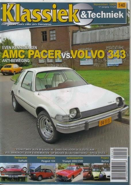 Klassiek & Techniek 140 2009 : Daf 31 - AMC Pacer - Triumph, Boeken, Auto's | Folders en Tijdschriften, Gelezen, Algemeen, Ophalen of Verzenden