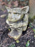 Oud tuinbeeld van een gargouilles / hellemonster, Ophalen of Verzenden, Gebruikt