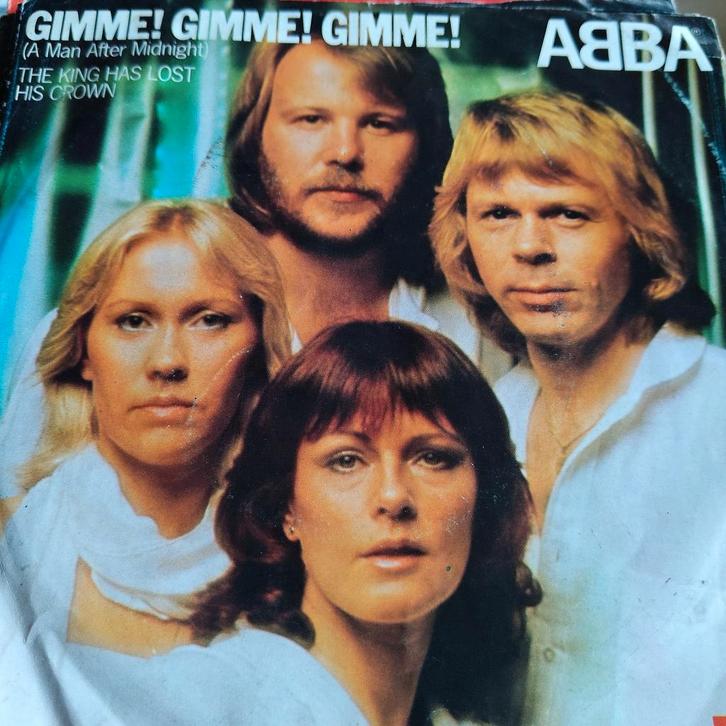 ABBA - Gimme! Gimme! Gimme! (Single), Cd's en Dvd's, Vinyl Singles, Gebruikt, 7 inch, Ophalen of Verzenden