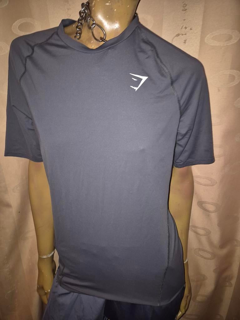Gymshark sportshirt grijs maat L nieuw origineel, Maat 48/50 (M), Gymshark, Overige typen, Nieuw
