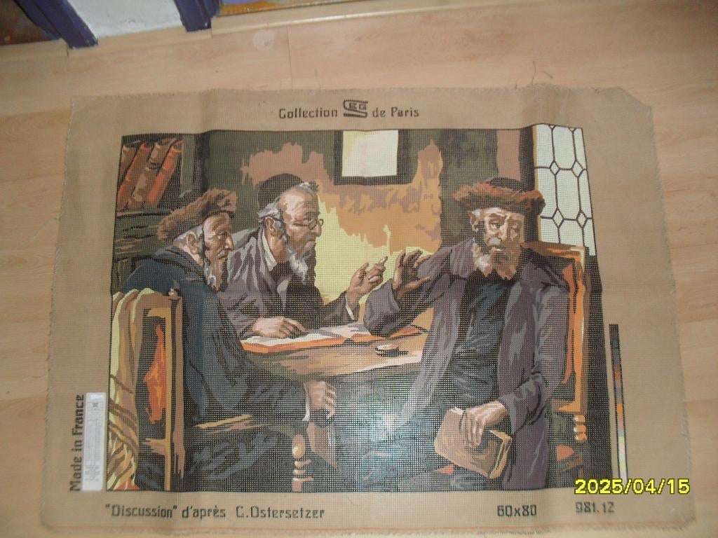 NIEUW Stramien Discussion naar Ostersetzer. Ook DMC Garens, Hobby en Vrije tijd, Borduren en Borduurmachines, Ophalen of Verzenden