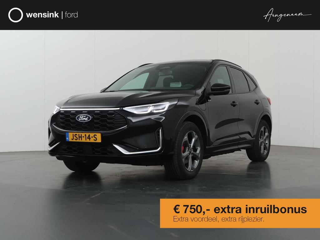 Ford Kuga 2.5 PHEV ST-Line X | Elekt inklapbare Trekhaak | P, Gebruikt, Zwart, Plug-in hybride, Bedrijf
